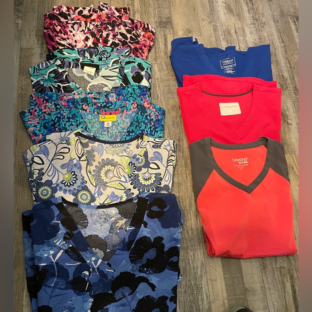 Colorful Women's Scrub Tops Collection